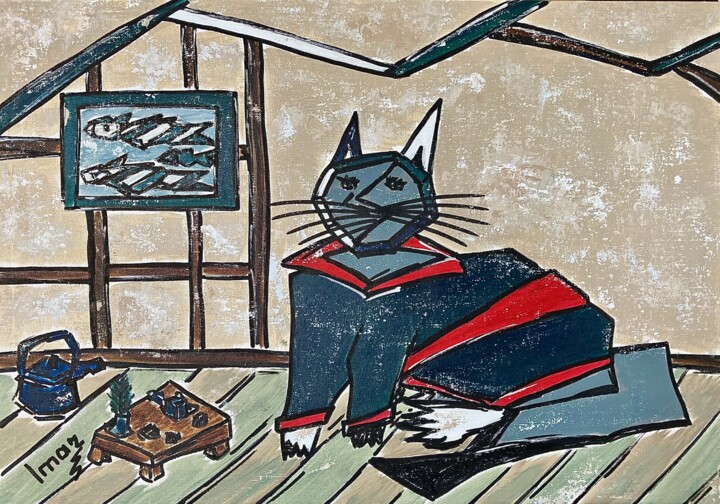 "Tea ceremony" başlıklı Tablo Imar tarafından, Orijinal sanat, Akrilik