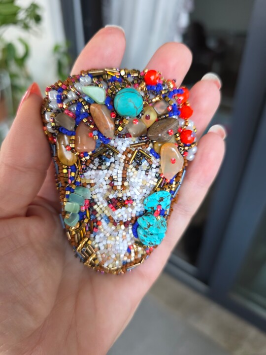 Textilkunst,  2,4x1,6 in 