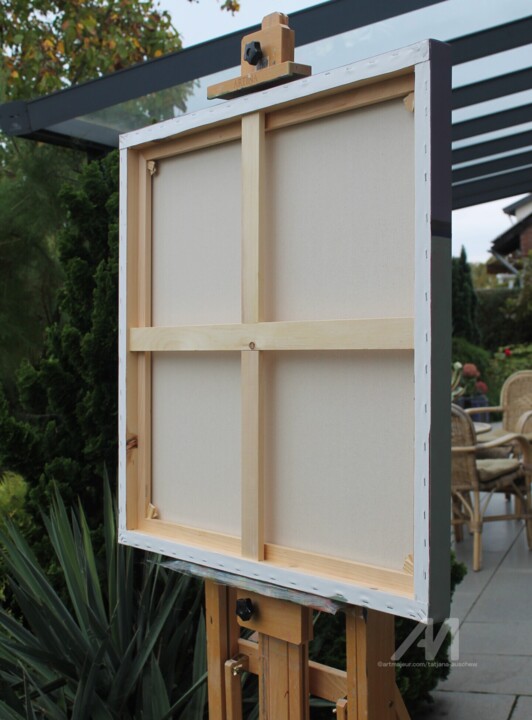 Achterkant van het werk