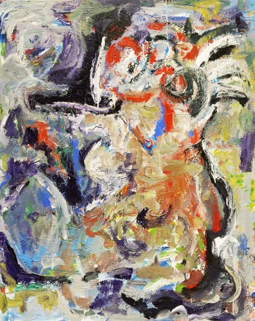 Painting titled "colchique dans un p…" by Charles Marko, Original Artwork