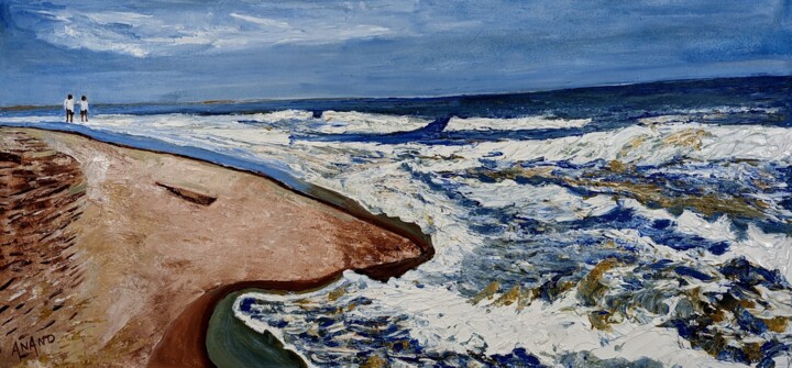 Pintura intitulada "WISHPERS OF ENDLESS…" por Yes, Obras de arte originais, Acrílico