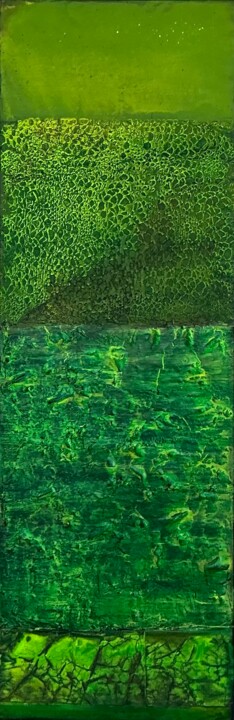 "Grünklang I" başlıklı Tablo Magdalena Oppelt tarafından, Orijinal sanat, Akrilik