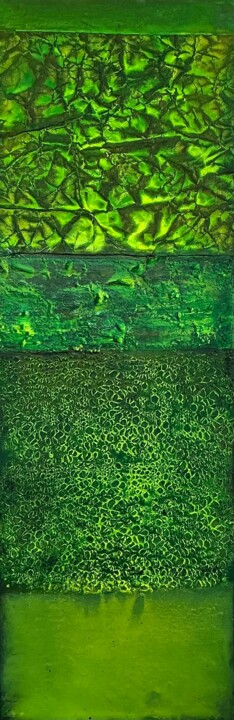 "Grünklang II" başlıklı Tablo Magdalena Oppelt tarafından, Orijinal sanat, Akrilik