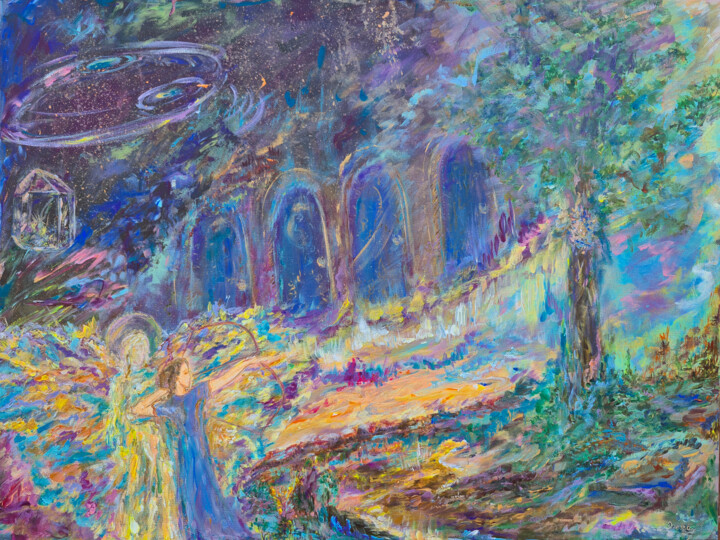 "Arrow of Destiny" başlıklı Tablo Inessa Lightart tarafından, Orijinal sanat, Akrilik