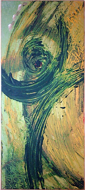 Painting titled "Dansè" by Luc Gama (Luk...), Original Artwork, Acrylic Mounted on artwork_cat.