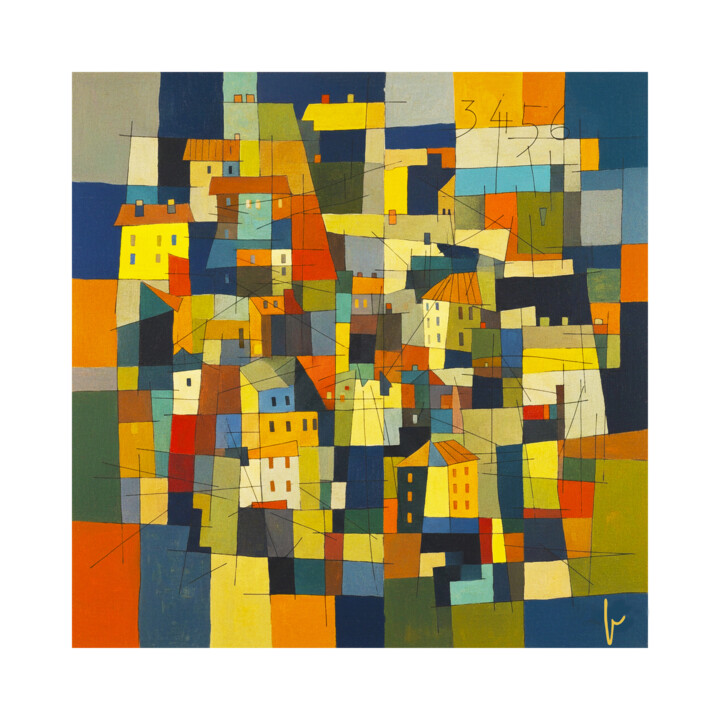 "Paysage urbain" başlıklı Dijital Sanat Jean Paul Pierozzi tarafından, Orijinal sanat, Dijital Resim