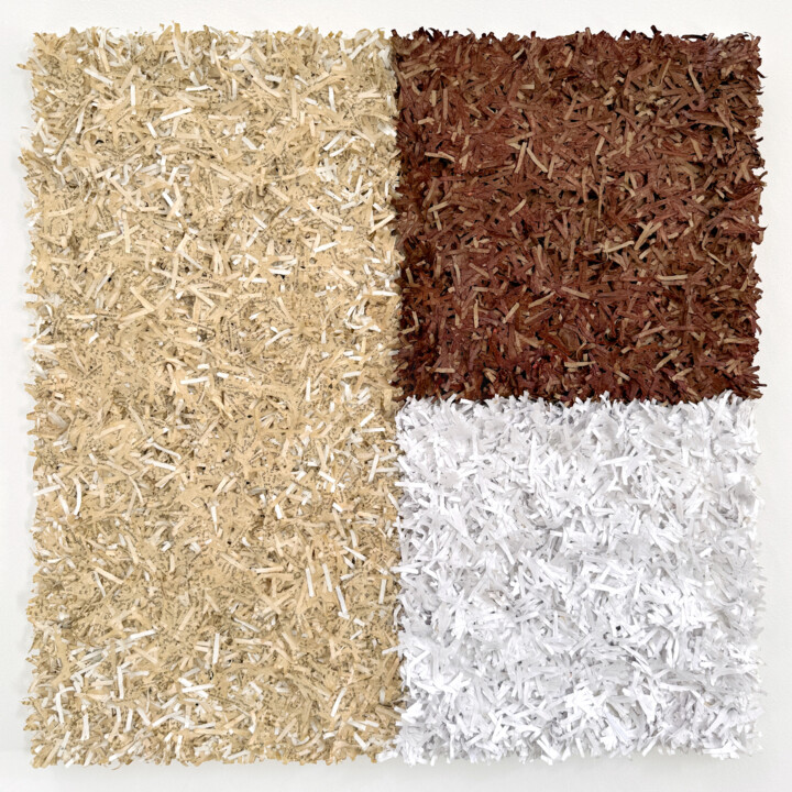 "Literary Paperwork…" başlıklı Heykel Astrid Stoeppel tarafından, Orijinal sanat, Kâğıt Ahşap Sedye çerçevesi üzerine monte…