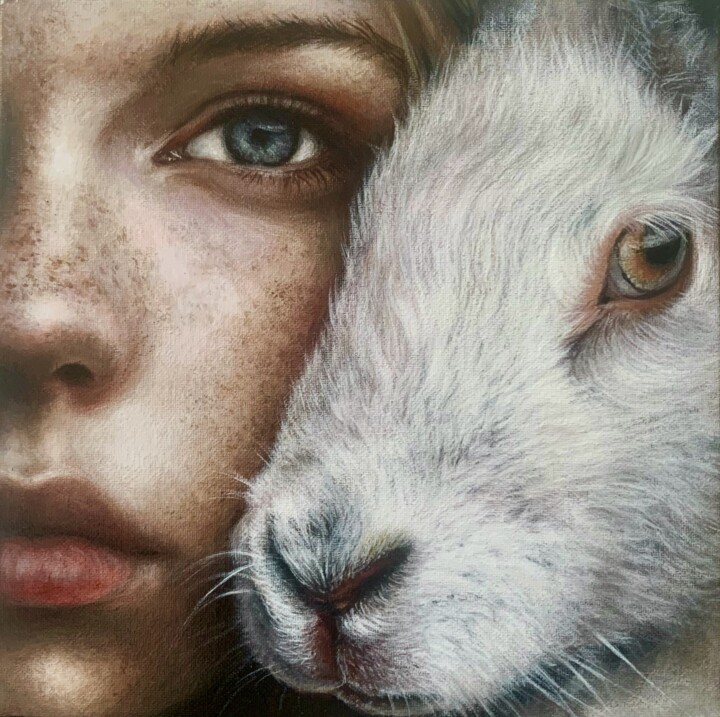 Pintura intitulada "Family II" por Federica Belloli, Obras de arte originais, Acrílico Montado em Armação em madeira