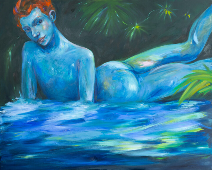 Painting titled "the unnecessary form" by Gilberto Vallarino, Original Artwork, Oil