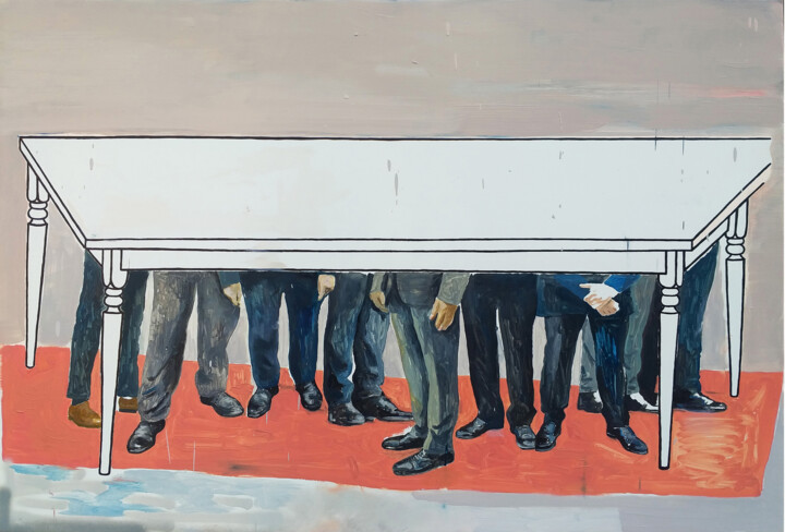 "Untitled (Comme ci,…" başlıklı Tablo Sasho Violetov tarafından, Orijinal sanat, Petrol