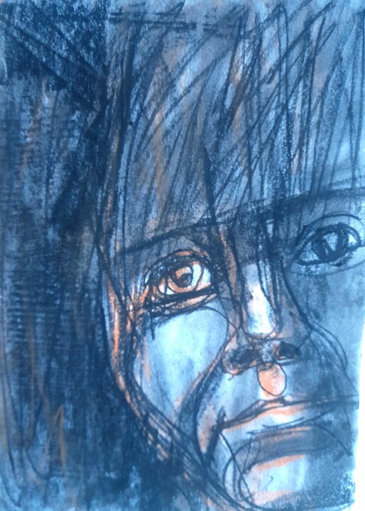 Dessin intitulée "#89" par Alexey Zhucovsky, Œuvre d'art originale, Fusain