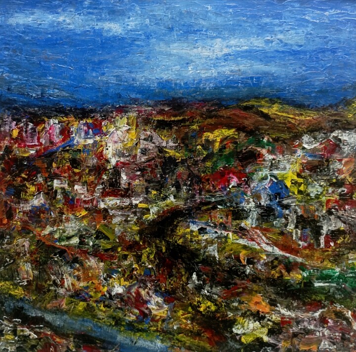 "Urban city" başlıklı Tablo Ganesh Singh tarafından, Orijinal sanat, Akrilik