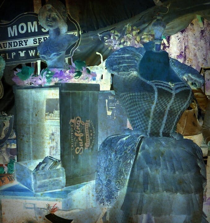 "J’ai perdu ma tête,…" başlıklı Fotoğraf Claudine Ziga tarafından, Orijinal sanat, Fotoşoplu fotoğrafçılık