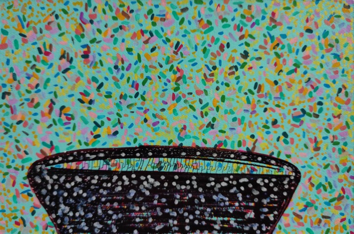 Painting titled "Favorite dish" by Anna Bogdasarova, Original Artwork, Acrylic