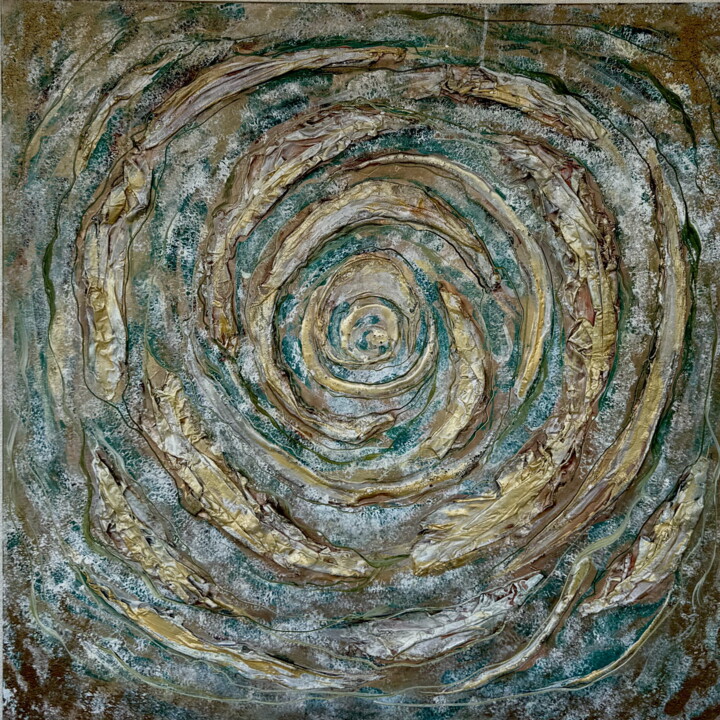 Painting titled "Regeneration" by Lada Bozhina, Original Artwork, Acrylic