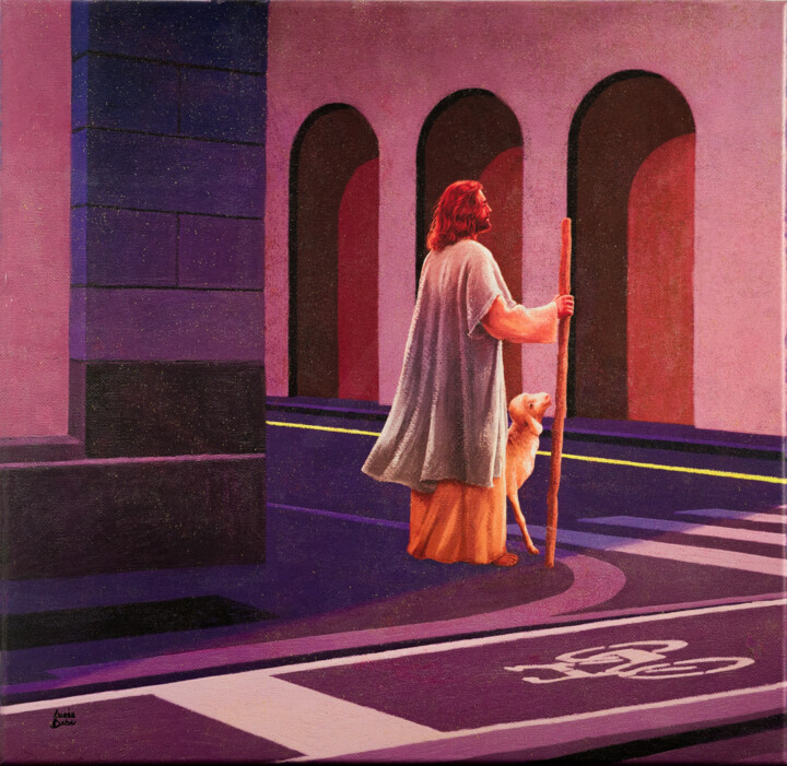 Peinture intitulée "Apparizione 5" par Lucia Dibi, Œuvre d'art originale, Acrylique Monté sur Châssis en bois