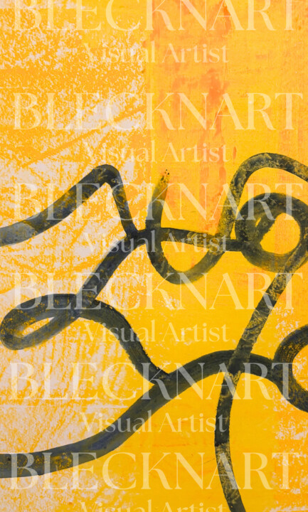 Peinture intitulée "M3" par Madalena Bleck (Blecknart), Œuvre d'art originale, Cire Monté sur Châssis en bois