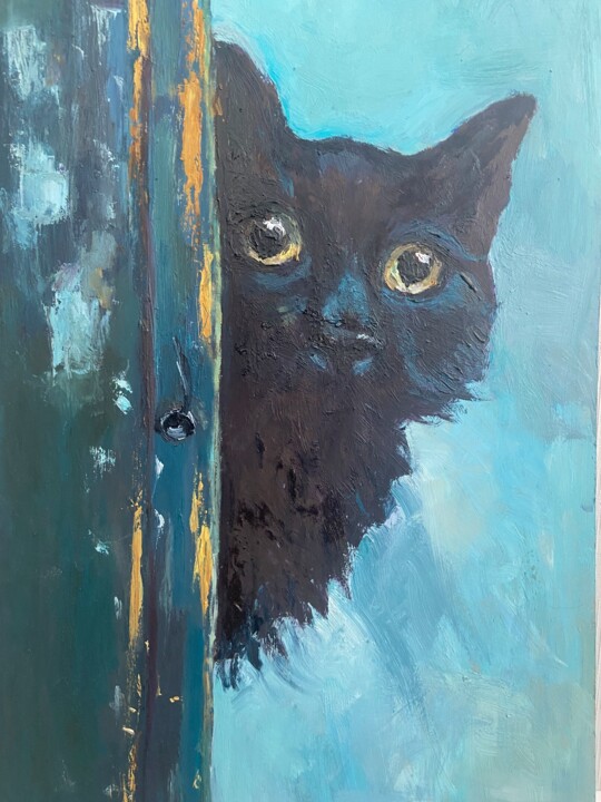 Ζωγραφική με τίτλο "Oil painting of a b…" από Svetlana Shtamburg, Αυθεντικά έργα τέχνης, Λάδι Τοποθετήθηκε στο Ξύλινο πάνελ