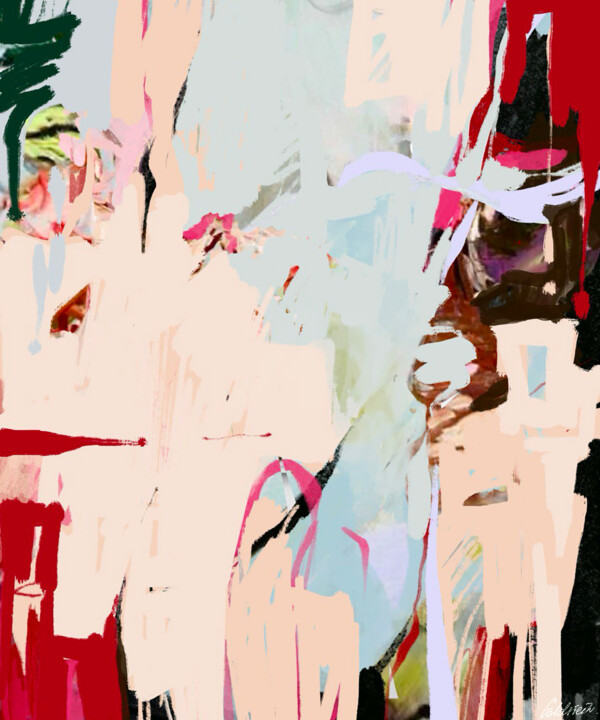 Artes digitais intitulada "Layered light" por Polina Goldstein, Obras de arte originais, Trabalho Digital 2D