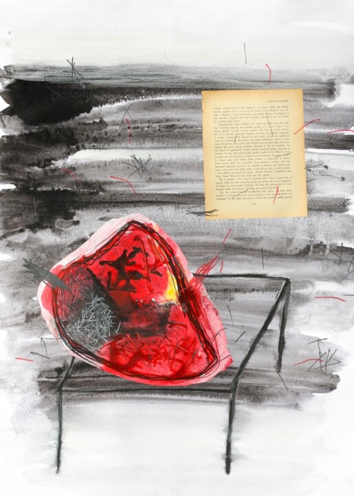 Pintura intitulada ""But the painting?…" por Giulio Benatti, Obras de arte originais, Acrílico