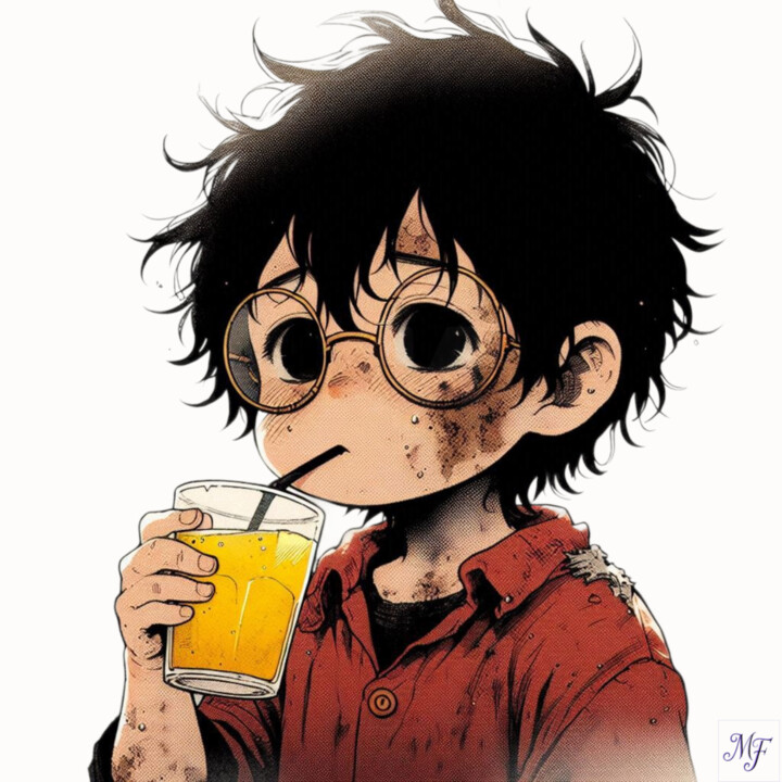 "Instant Magique" başlıklı Dijital Sanat Jean-Pol De Loof tarafından, Orijinal sanat, AI tarafından oluşturulan görüntü