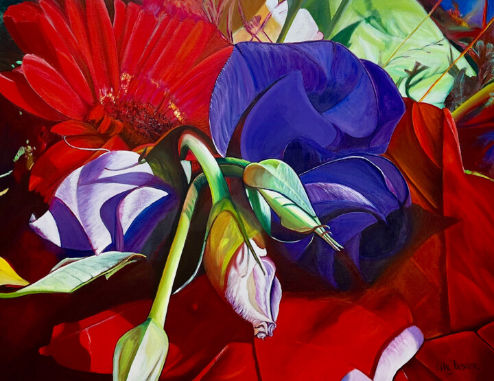 绘画 标题为“Bouquet Six” 由Ella Joosten, 原创艺术品, 丙烯