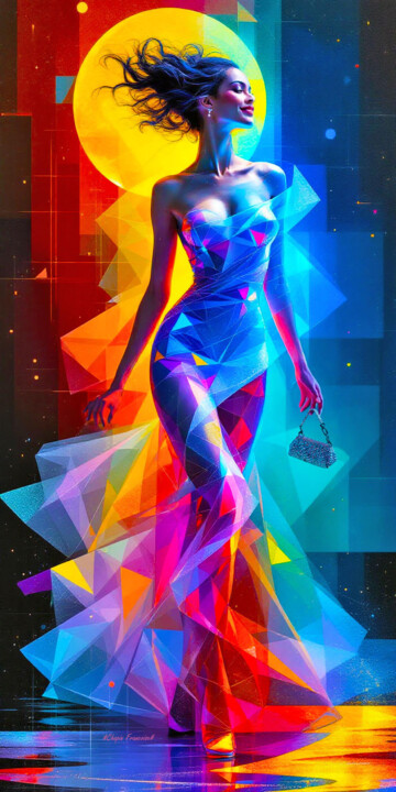 "La beauté géométriq…" başlıklı Dijital Sanat Francoise Chopin tarafından, Orijinal sanat, Dijital Resim