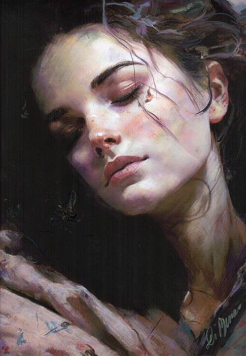 Dibujo titulada "ESTASI" por Costapintor, Obra de arte original, Acrílico