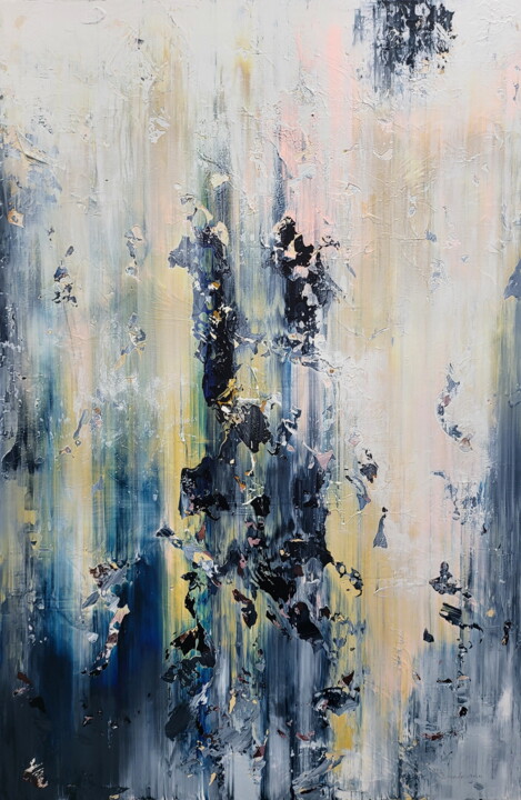 Pintura intitulada "Abstract 2568" por Alex Senchenko, Obras de arte originais, Acrílico Montado em Armação em madeira