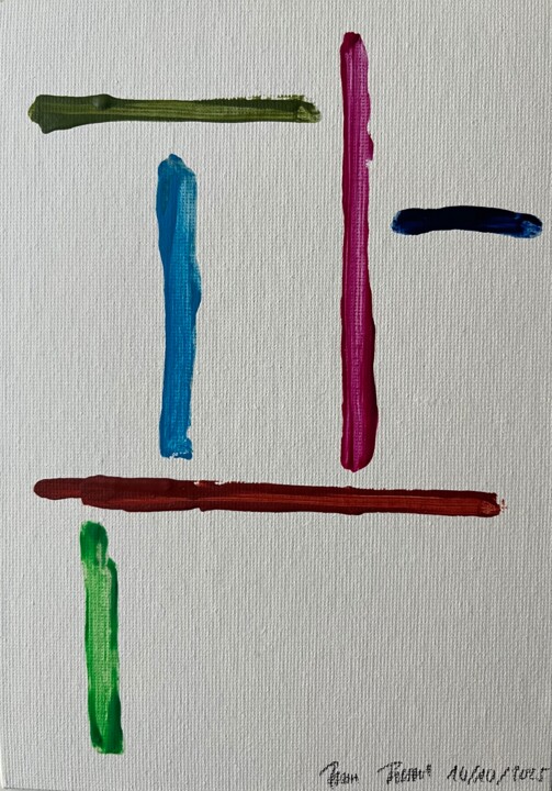 "Traces III" başlıklı Tablo Franz Friedel tarafından, Orijinal sanat, Akrilik