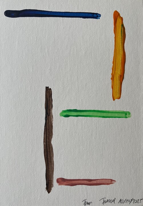 "Traces IV" başlıklı Tablo Franz Friedel tarafından, Orijinal sanat, Akrilik