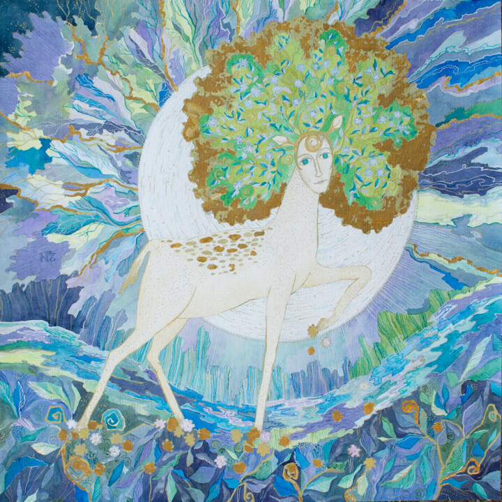 "Heidi" başlıklı Tablo Elaria tarafından, Orijinal sanat, Mürekkep