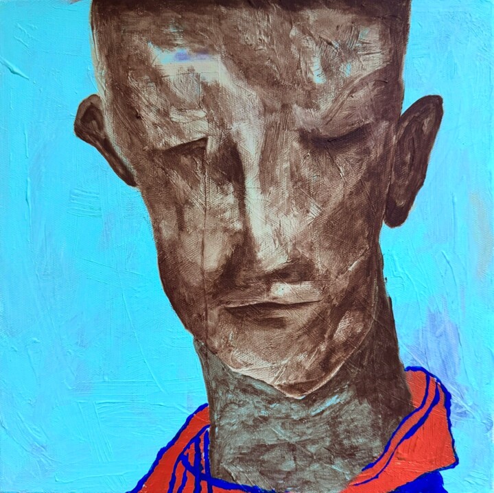 Peinture intitulée "Regret 1" par Erseel, Œuvre d'art originale, Acrylique