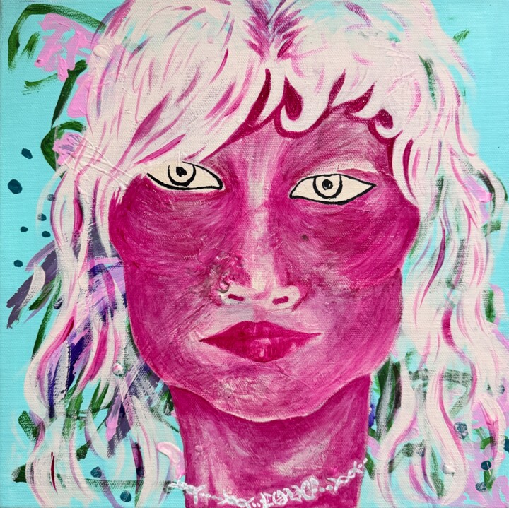 Peinture intitulée "Strong women 1" par Erseel, Œuvre d'art originale, Acrylique