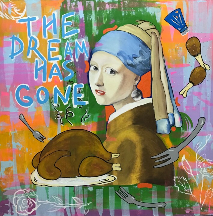 Peinture intitulée "Dream" par Erseel, Œuvre d'art originale, Acrylique