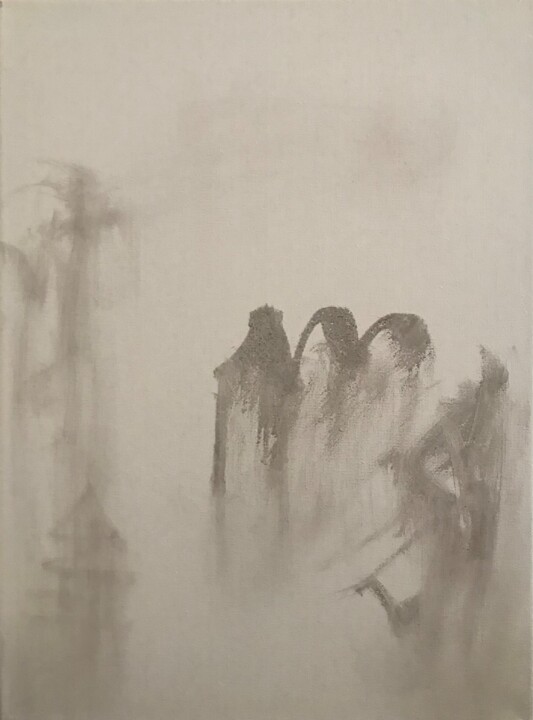 Painting titled "12.10.25.wh" by Wei Hao 000, Original Artwork, Oil