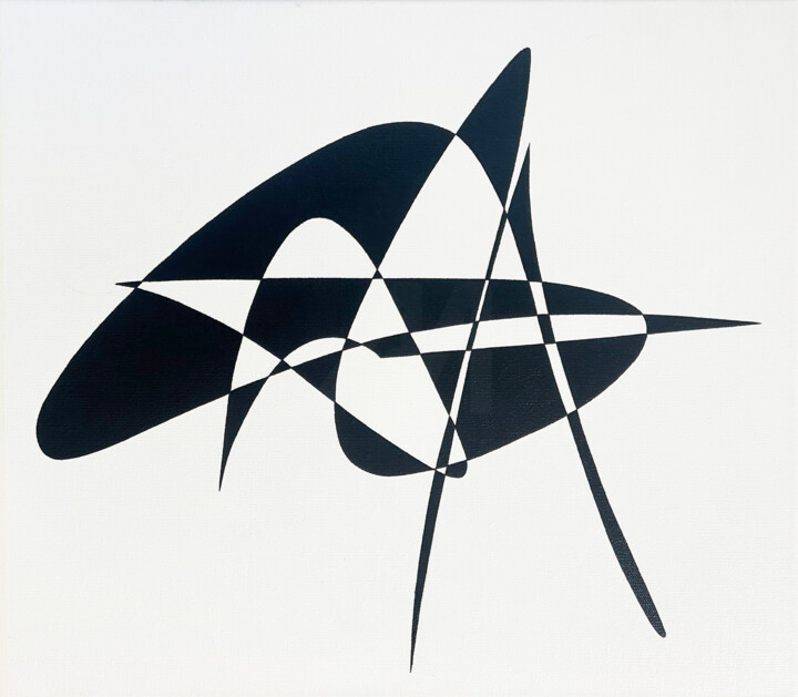 Painting titled "THE FLOW OF BEAUTIF…" by Hou Soon Ming, Original Artwork, Acrylic