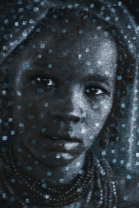 Malerei mit dem Titel "Snow White" von José Gislero, Original-Kunstwerk, Öl