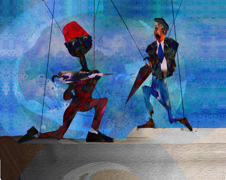 "Marionettes" başlıklı Dijital Sanat Hassan Maamoun tarafından, Orijinal sanat, Dijital Resim