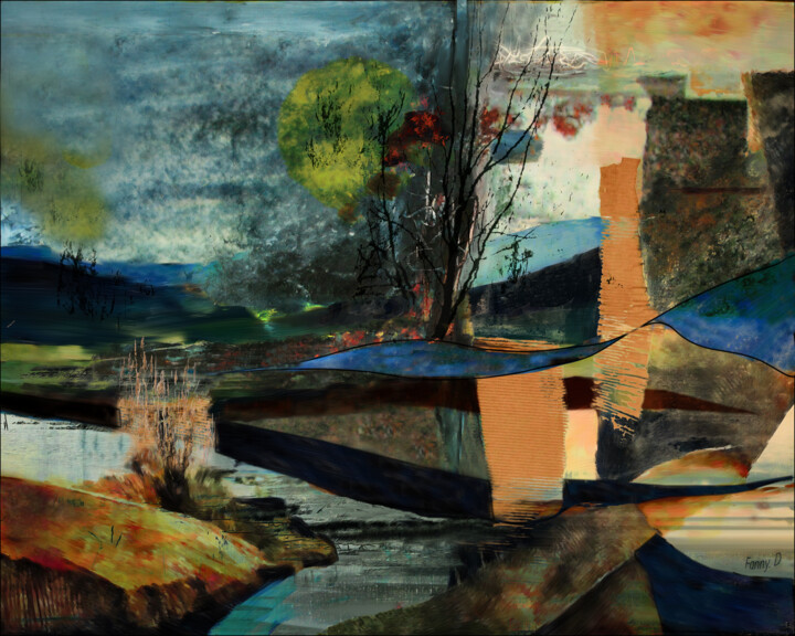 "Automne ... de bois…" başlıklı Dijital Sanat Françoise Dandelot tarafından, Orijinal sanat, Dijital Fotoğrafçılık artwork_c…