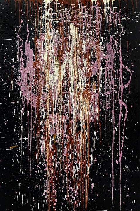 Malarstwo zatytułowany „Eight & Bob “Le Ges…” autorstwa Alla Ronikier, Oryginalna praca, Olej