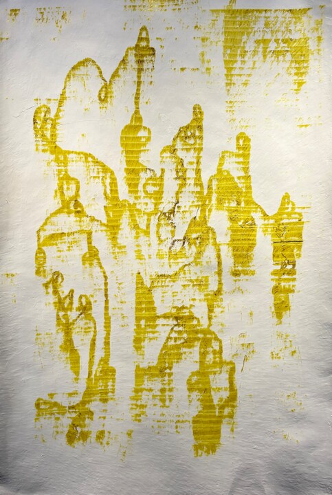 Peinture intitulée "Old lands 3" par Luca Brandi, Œuvre d'art originale, Acrylique