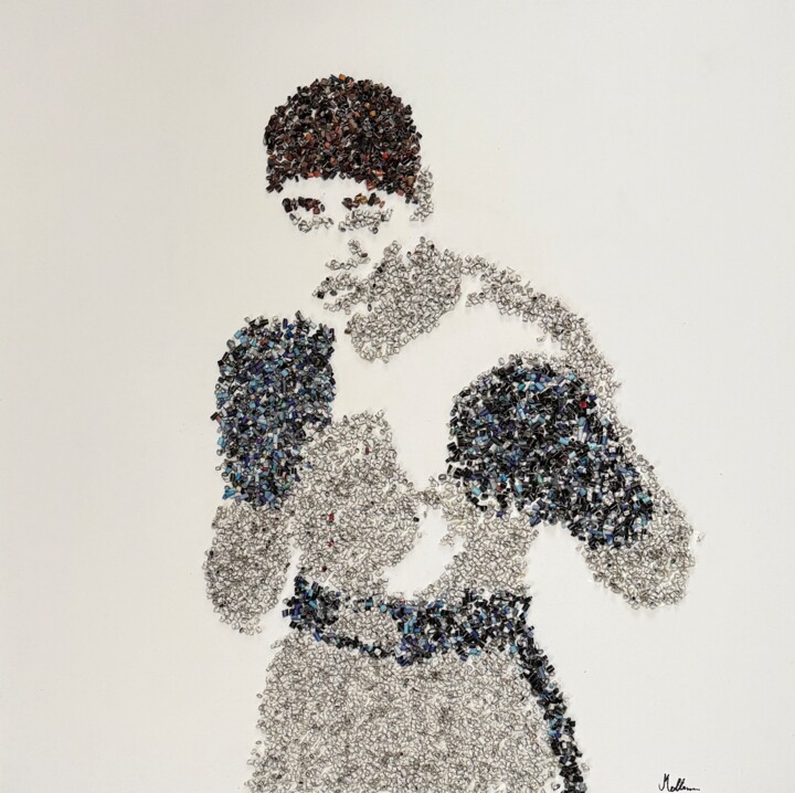 拼贴 标题为“"Muhammad Ali"” 由Dennis Mollemans, 原创艺术品, 拼贴