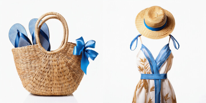 Artes digitais intitulada "Outfit estivo" por O. Soniart, Obras de arte originais, Imagem gerada por IA