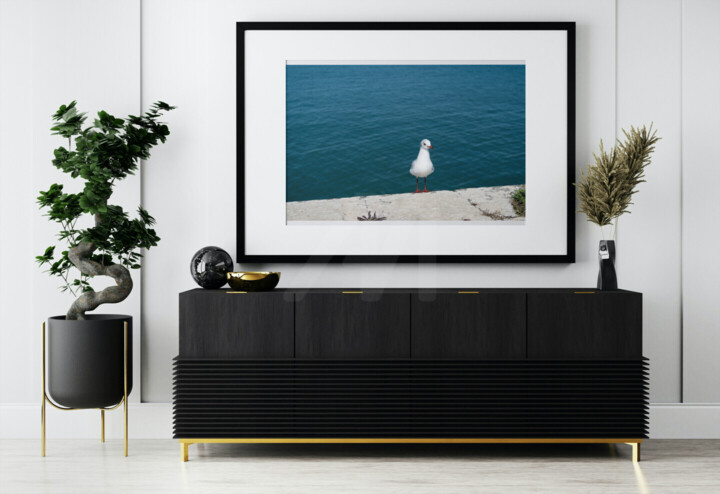 Werk ingelijst gepresenteerd