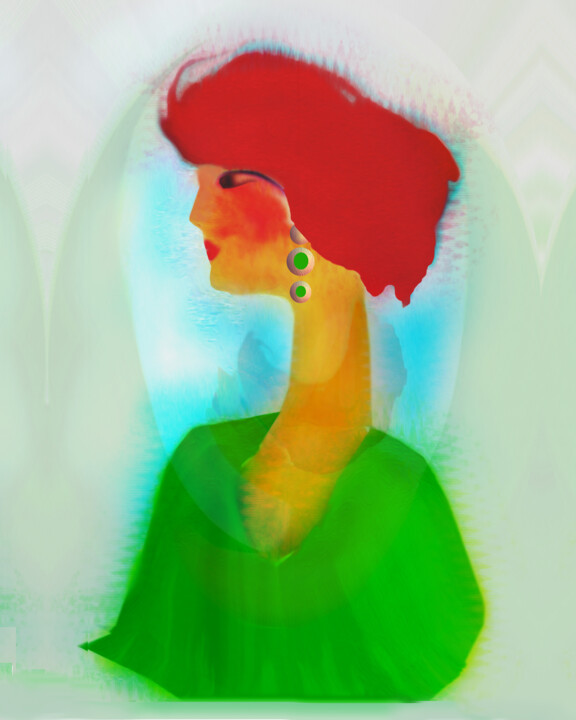 "Fiery" başlıklı Dijital Sanat Hassan Maamoun tarafından, Orijinal sanat, Dijital Resim