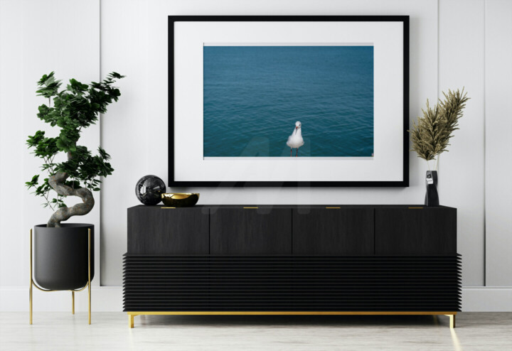 Werk ingelijst gepresenteerd