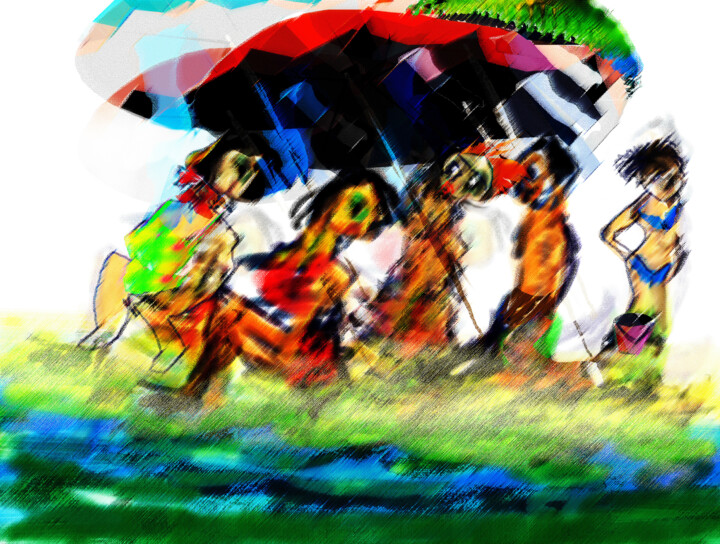 "Summer day" başlıklı Dijital Sanat Hassan Maamoun tarafından, Orijinal sanat, Dijital Resim