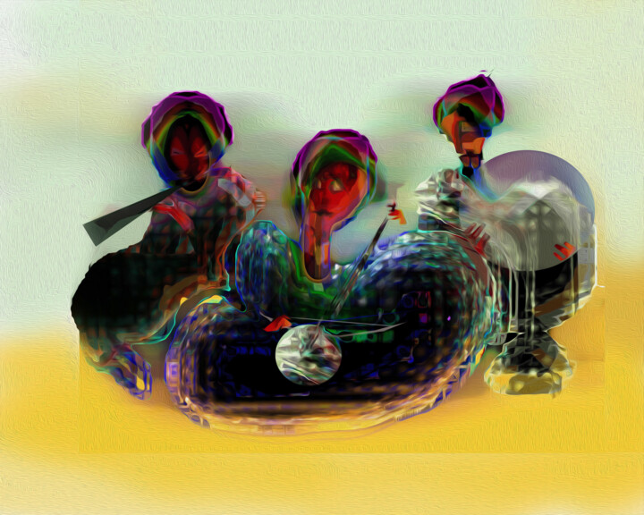 "Echoes of heritage" başlıklı Dijital Sanat Hassan Maamoun tarafından, Orijinal sanat, Dijital Resim