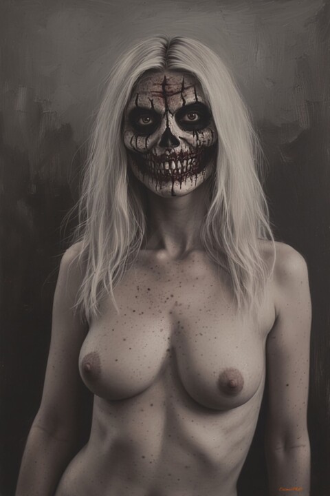 "Halloween Girl - 04" başlıklı Dijital Sanat Cosmicphil1 tarafından, Orijinal sanat, Dijital Resim